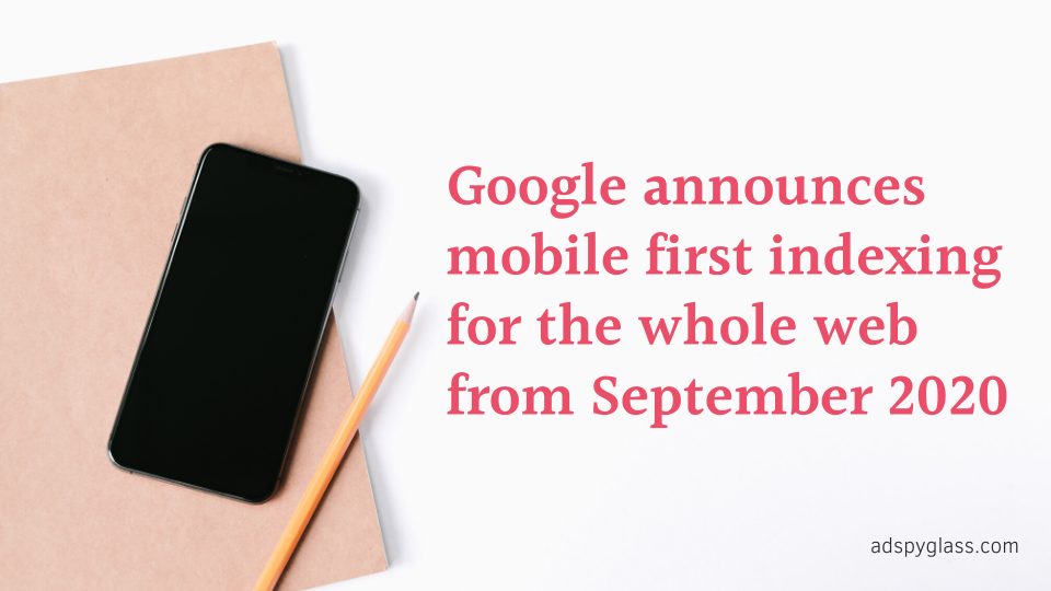 Google mobile-first indexing